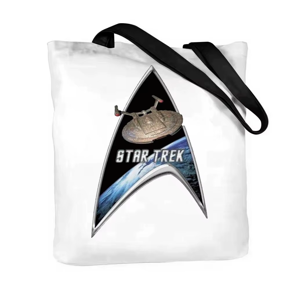 Sacs de rangement Star Trek en toile imprimée double face