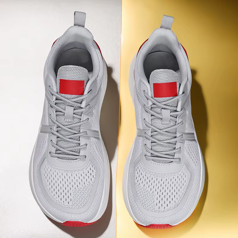 Chaussures pieds nus pour hommes zéro goutte large orteil boîte baskets minimaliste à lacets léger respirant