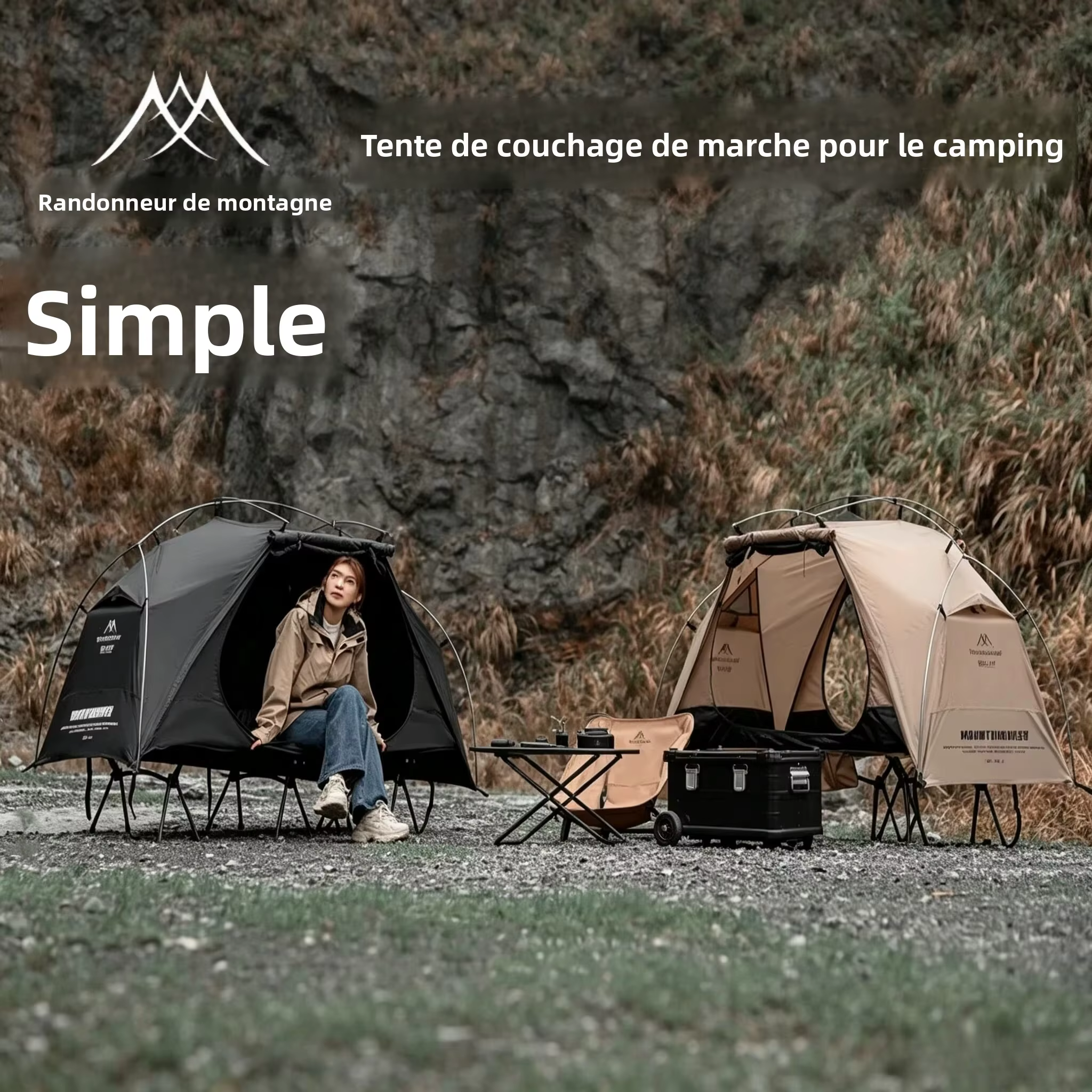 Tente de camping individuelle MOUNTAINHIKER