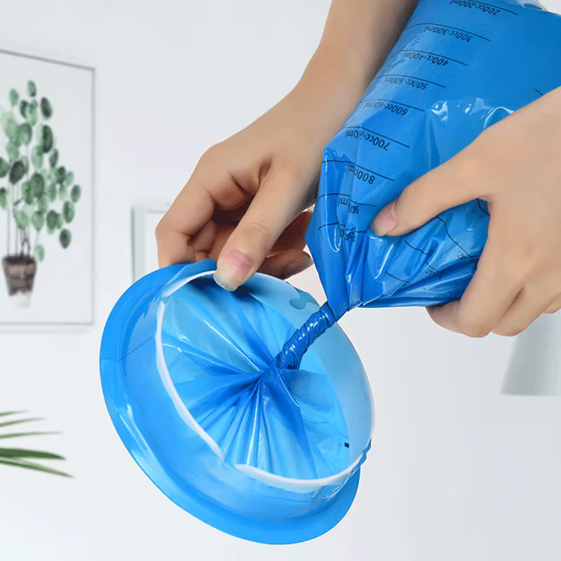 Sac à vomir jetable de 1000 ml, portable, pour voyage, voiture, avion, mal des transports, nausées, grossesse, urgence, sac de nettoyage pour vomissures