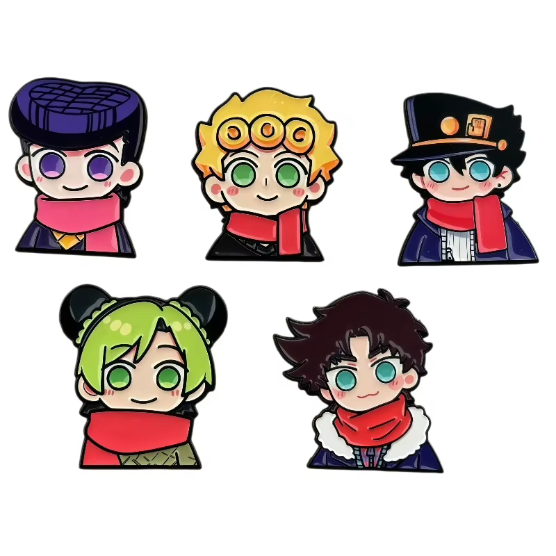 Broche et badge en alliage de dessin animé JoJo's Bizarre Adventure