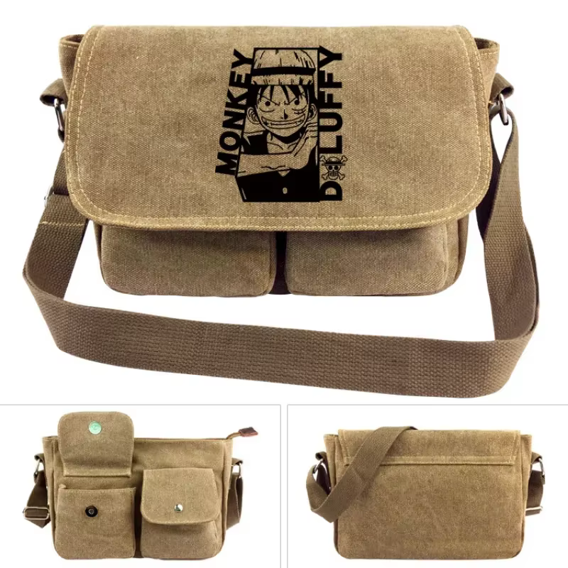Sac bandoulière en toile One Piece Luffy Zoro
