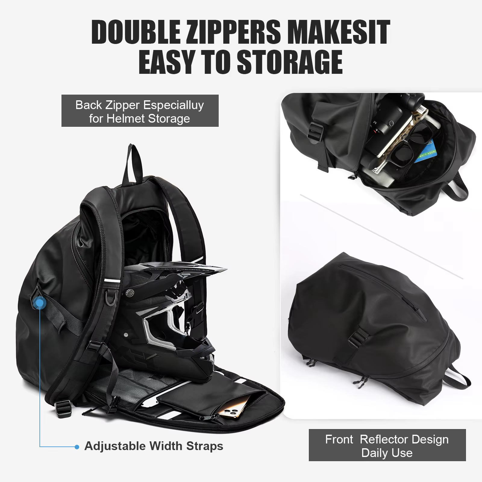 Sac à dos de moto pour homme