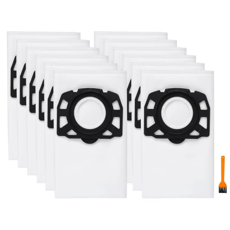 Sacs filtrants de remplacement KFI357, 12 pièces, pour aspirateur sec et humide Karcher WD2 Plus WD3 KWD1 KWD2 KWD3 MV3 SE4001 SE4002 2.863-314.0