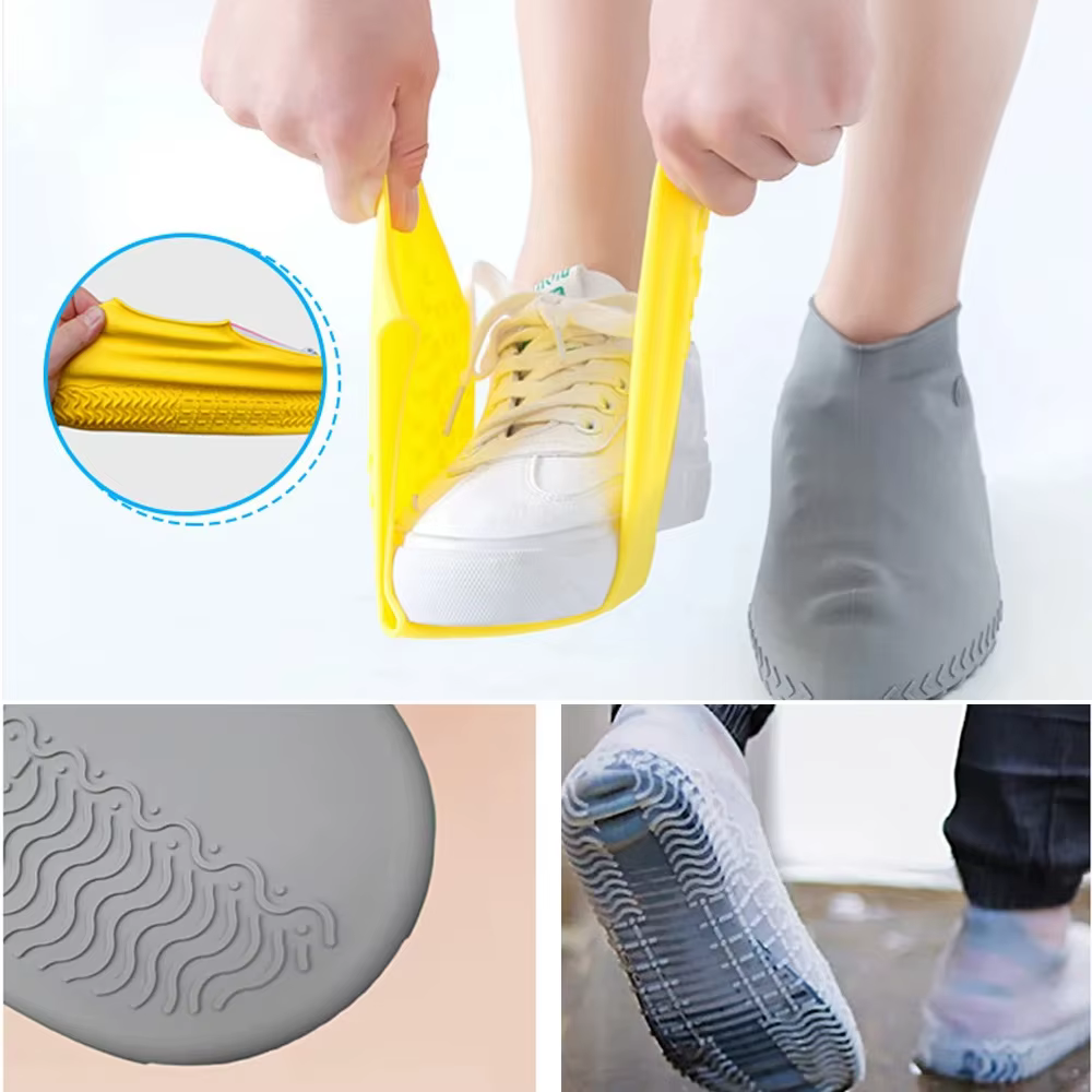 Protège-chaussures imperméables à fermeture éclair avant