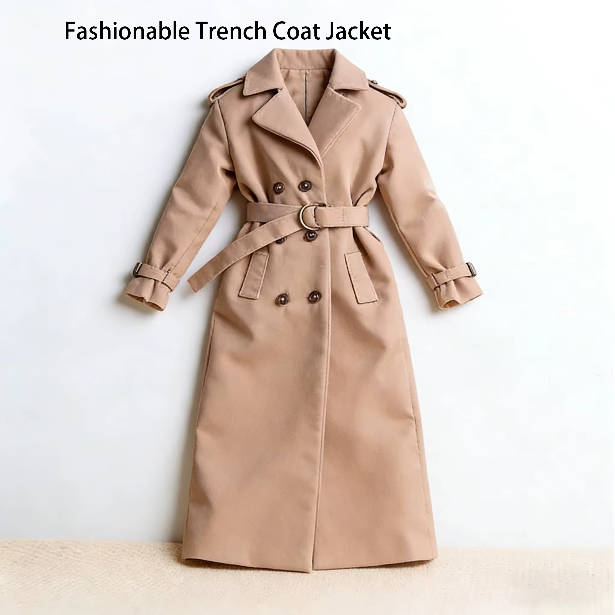 Ensemble de vêtements de travail à la mode, série classique et populaire, style trench-coat, pour poupée Babi Supermodel 1/6, accessoires
