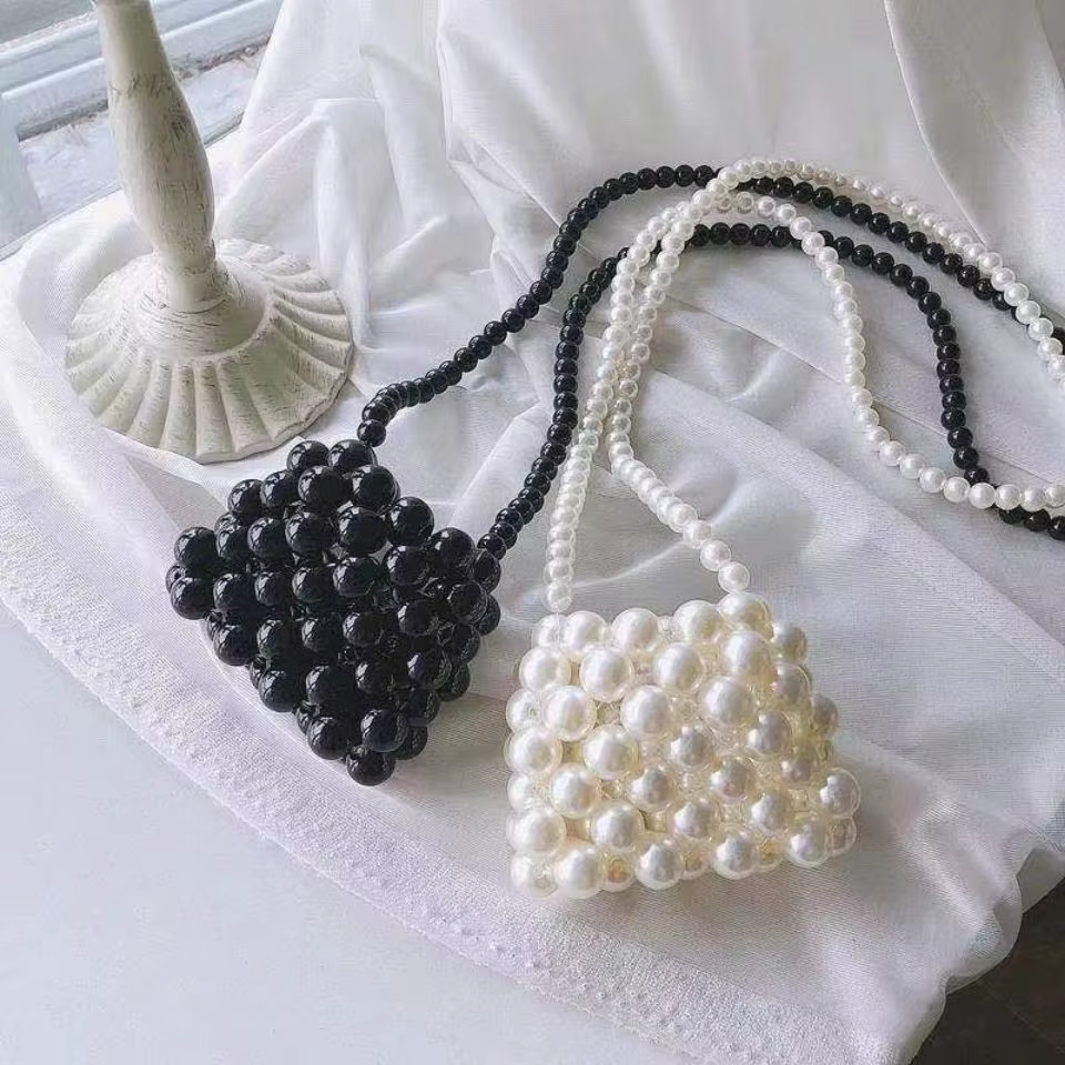 Mini sacs à main créatifs en perles pour femmes