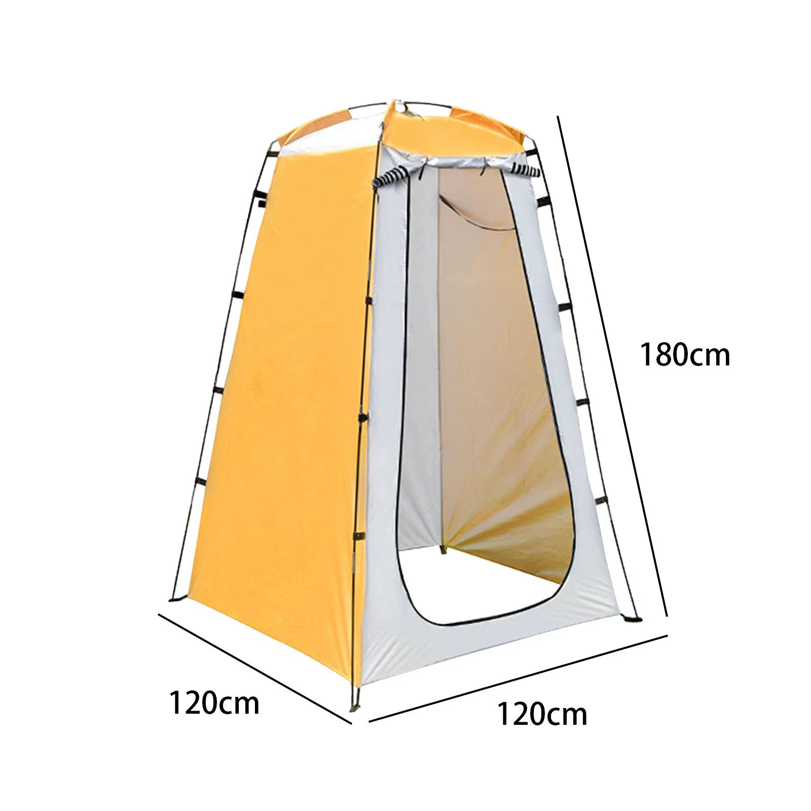 Tente de Douche Mobile et Toilettes Portables pour 1 Personne – Abri Imperméable et Portable pour Randonnée