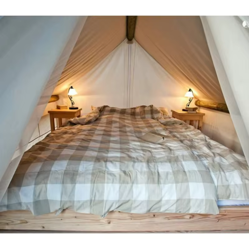 Tente de glamping de luxe imperméable