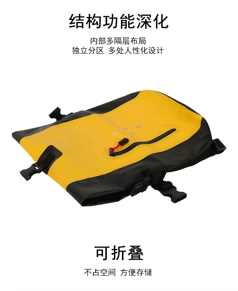 Sac à dos étanche avec fermeture à roulettes robuste