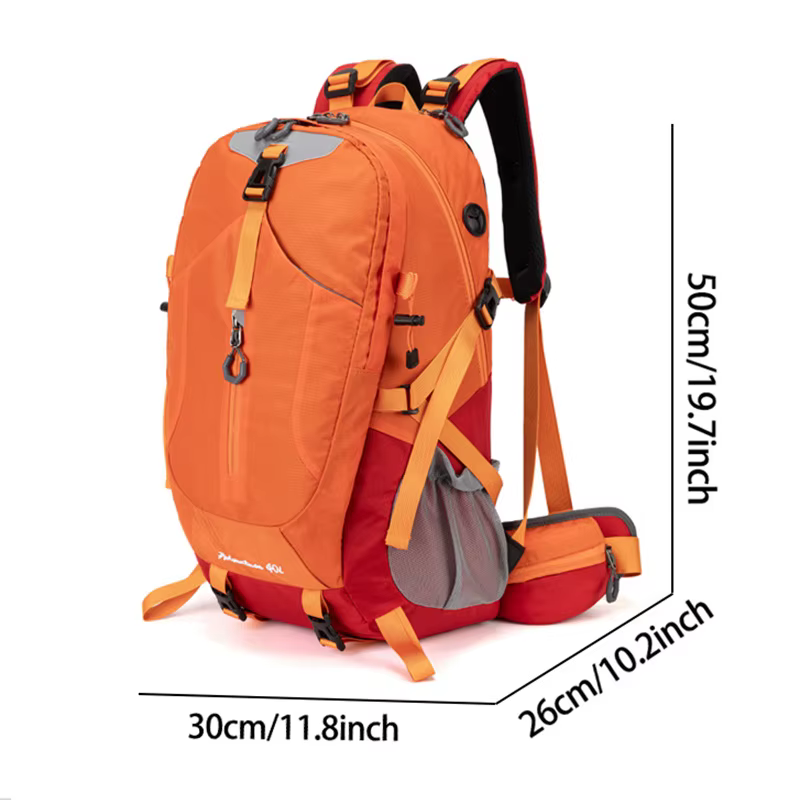 Sac à dos de randonnée imperméable 40L pour hommes et femmes