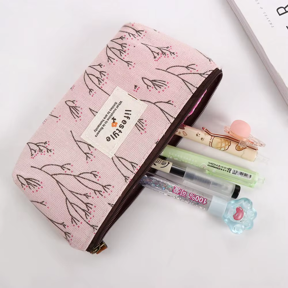Trousse de maquillage en tissu pour filles