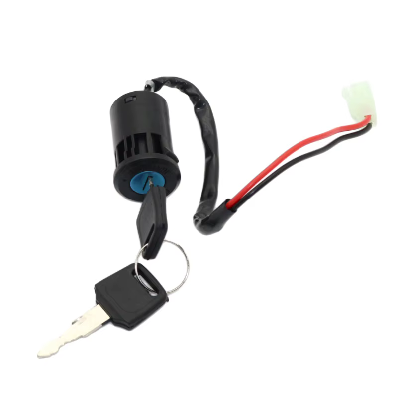 Interrupteur à clé de contact pour cyclomoteur, 2 fils, trou de 28mm, accessoire pour ATV, Dirt Bike, moto électrique, Go-Kart, outil marche/arrêt Durable