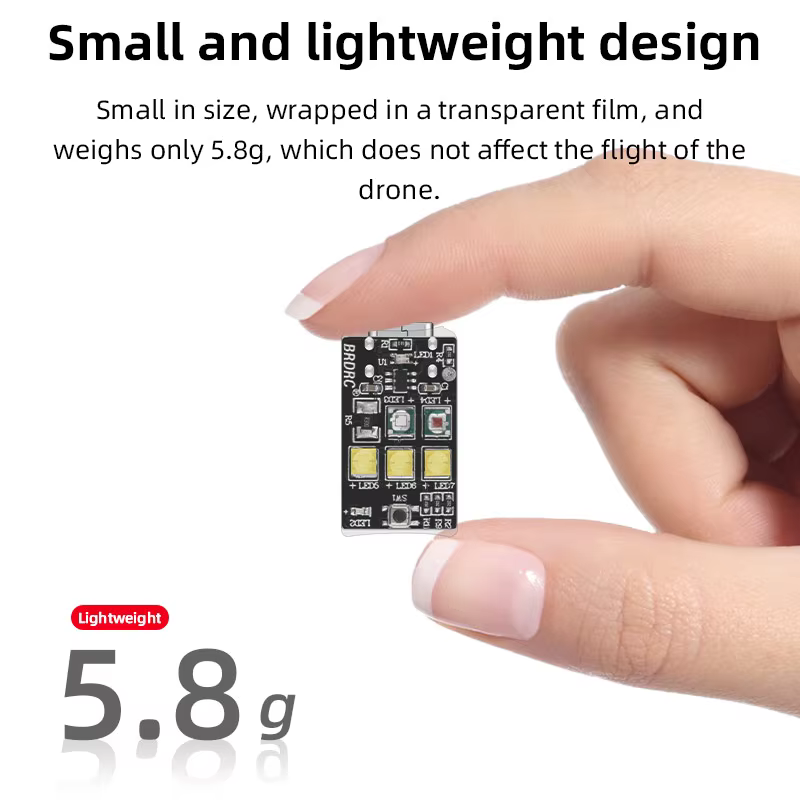 Mini lumière stroboscopique pour Drone DJI Mini 5 Pro/4 Pro/Mavic 4 Pro/Mavic 3/NEO/Air 3, voyant d'avertissement universel Anti-collision