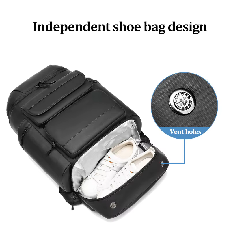 Sac à dos de voyage étanche de grande capacité pour hommes