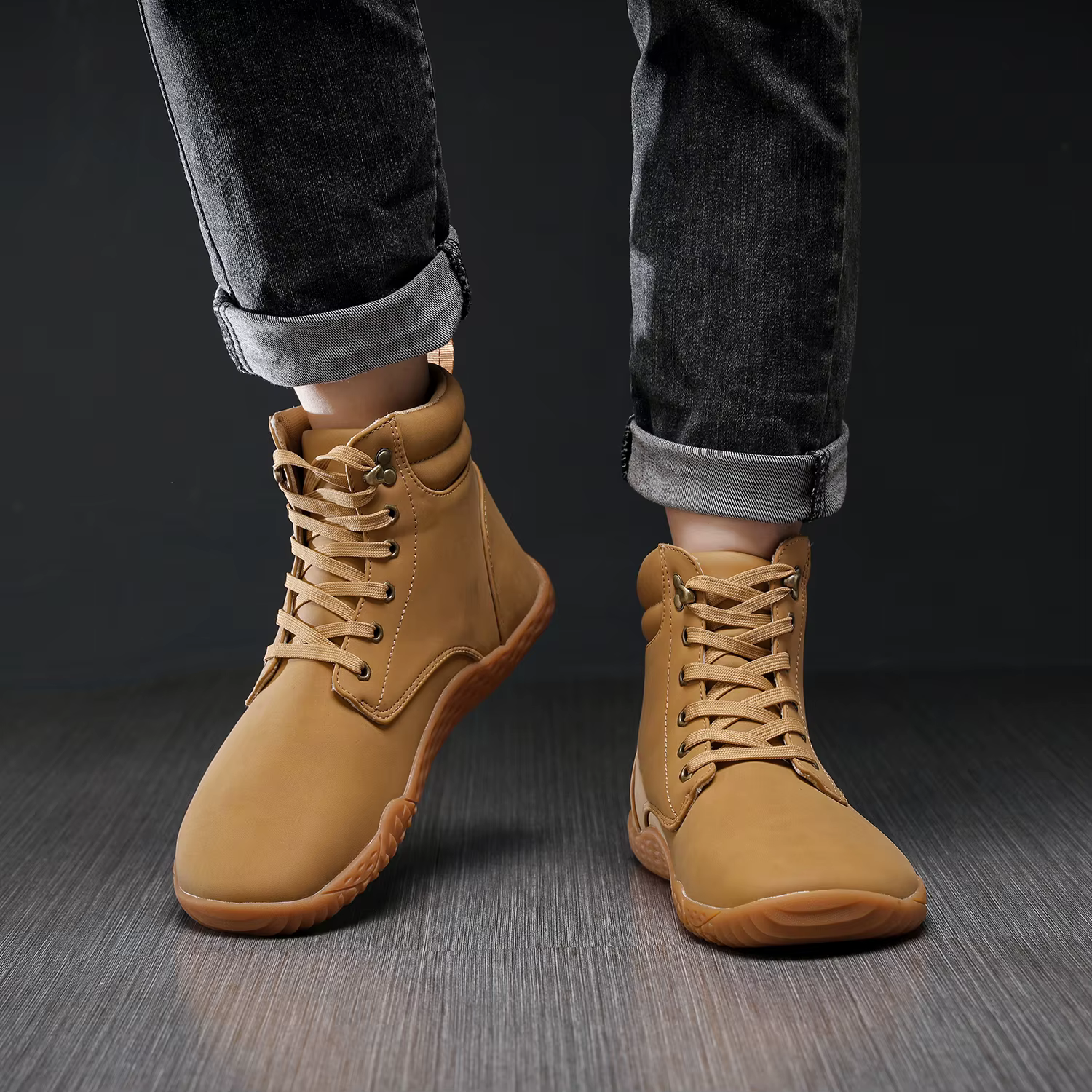 Chaussures larges pieds nus pour hommes
