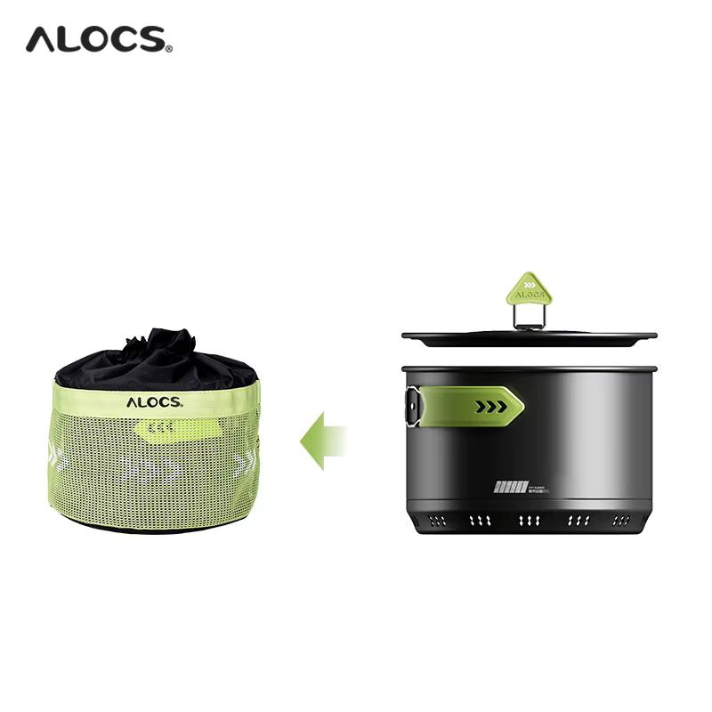 Casserole antiarina en alliage pour camping en plein air