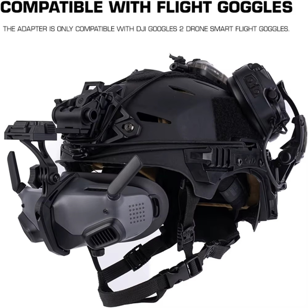 Support de lunettes pour drone, support de casque pour lunettes numériques, compatible avec les accessoires DJI Goggles 2.0, accessoire NVG
