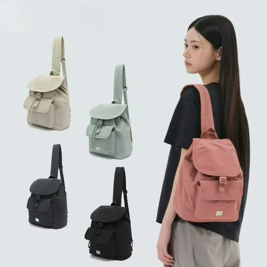 Snow Peak Mini sac à dos 9L couleur unie avec bretelles 2-en-1