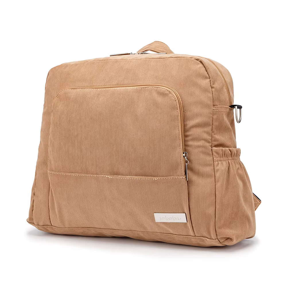 Soboba-Sac à couches en velours côtelé pour la colonne vertébrale, grande capacité, sac à langer multifonctionnel, sacs Proxy pour les soins de bébé, hiver, nouveau