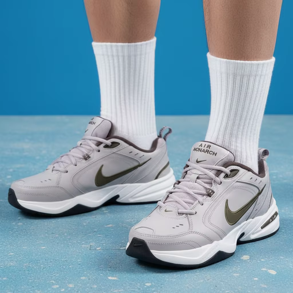 Nike – chaussures de sport légères Air Monarch Iv pour hommes, chaussures de course respirantes et amortissantes