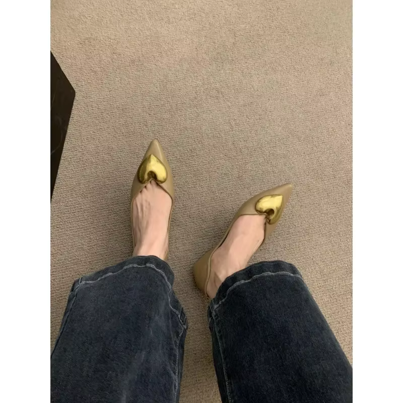 Chaussures simples noires élégantes à fond plat pour femmes, nouveau printemps automne/hiver, Style français, fond souple, confortables, pour les déplacements