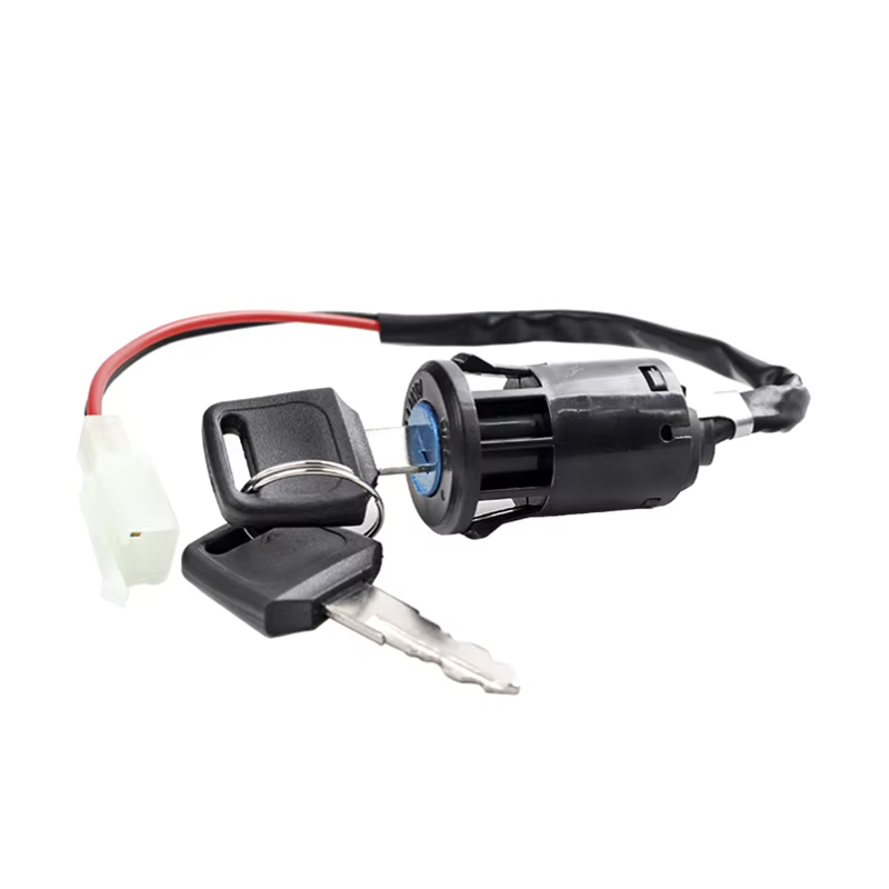 Interrupteur à clé de contact pour cyclomoteur, 2 fils, trou de 28mm, accessoire pour ATV, Dirt Bike, moto électrique, Go-Kart, outil marche/arrêt Durable
