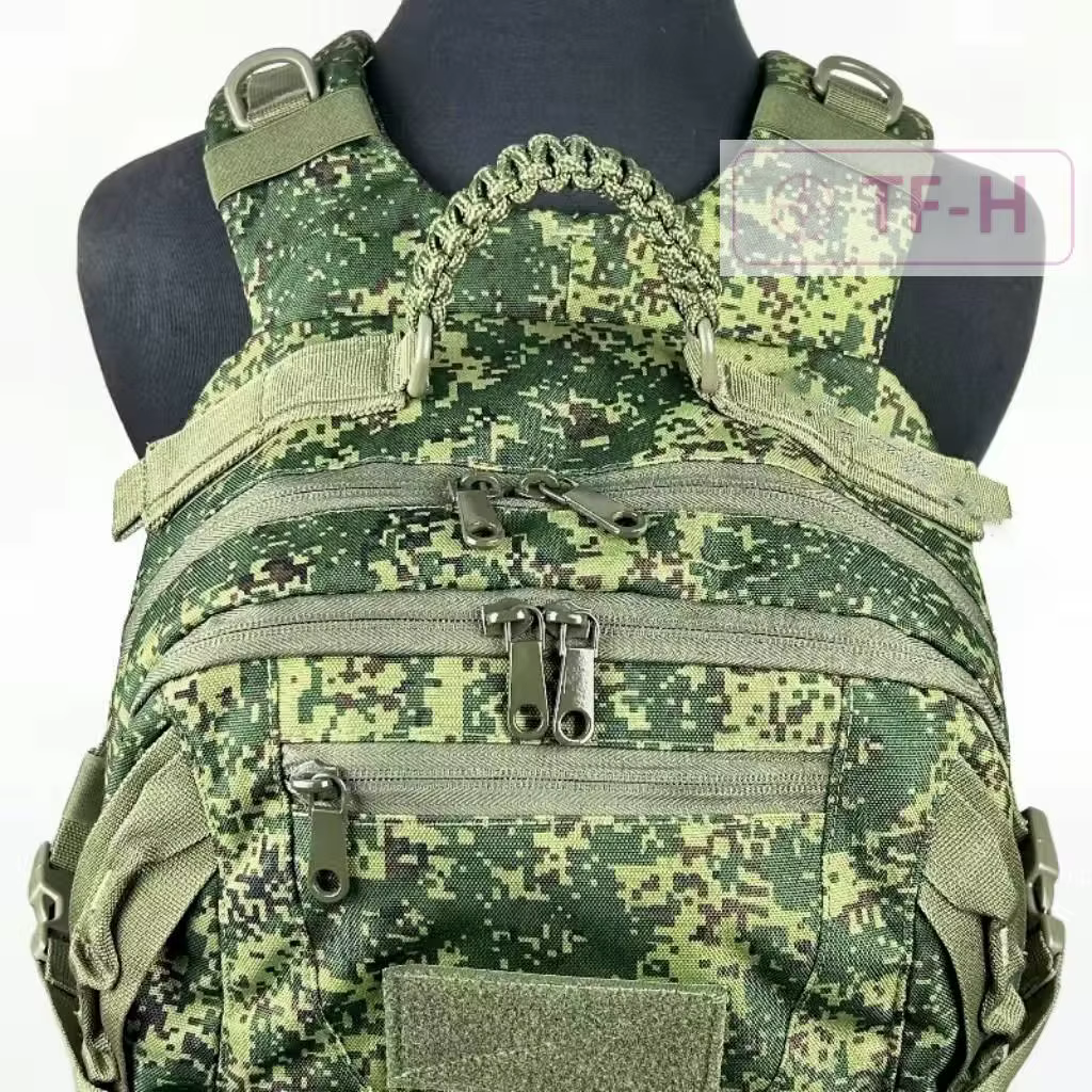 Sac à dos tactique sac de voyage survie en plein air Molle Pack chasse sac à bandoulière EMR camouflage