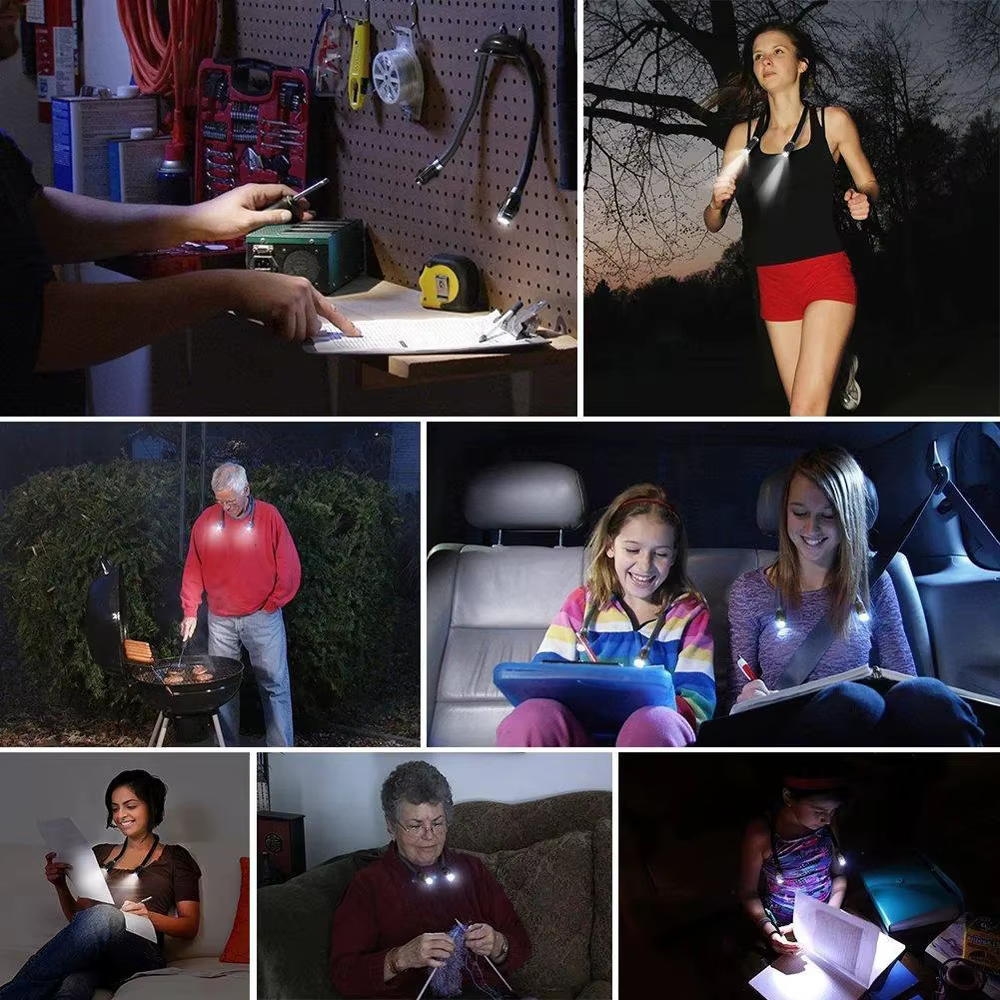 Lampe de poche portable à LED pour la lecture au lit