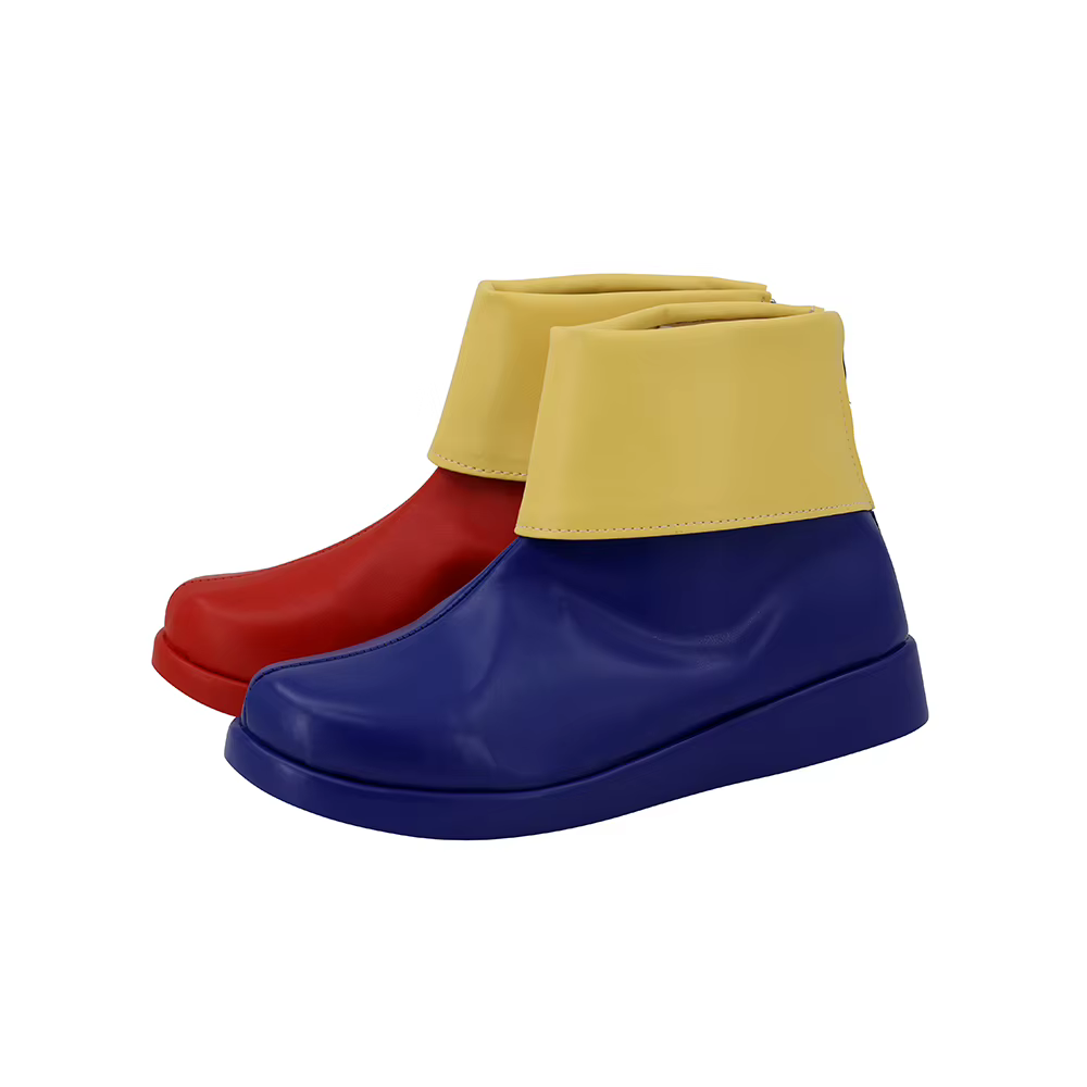 Pomni Cosplay chaussures Anime l'incroyable Clown de cirque numérique jeu de rôle bottes Halloween carnaval fête bottes pour les femmes