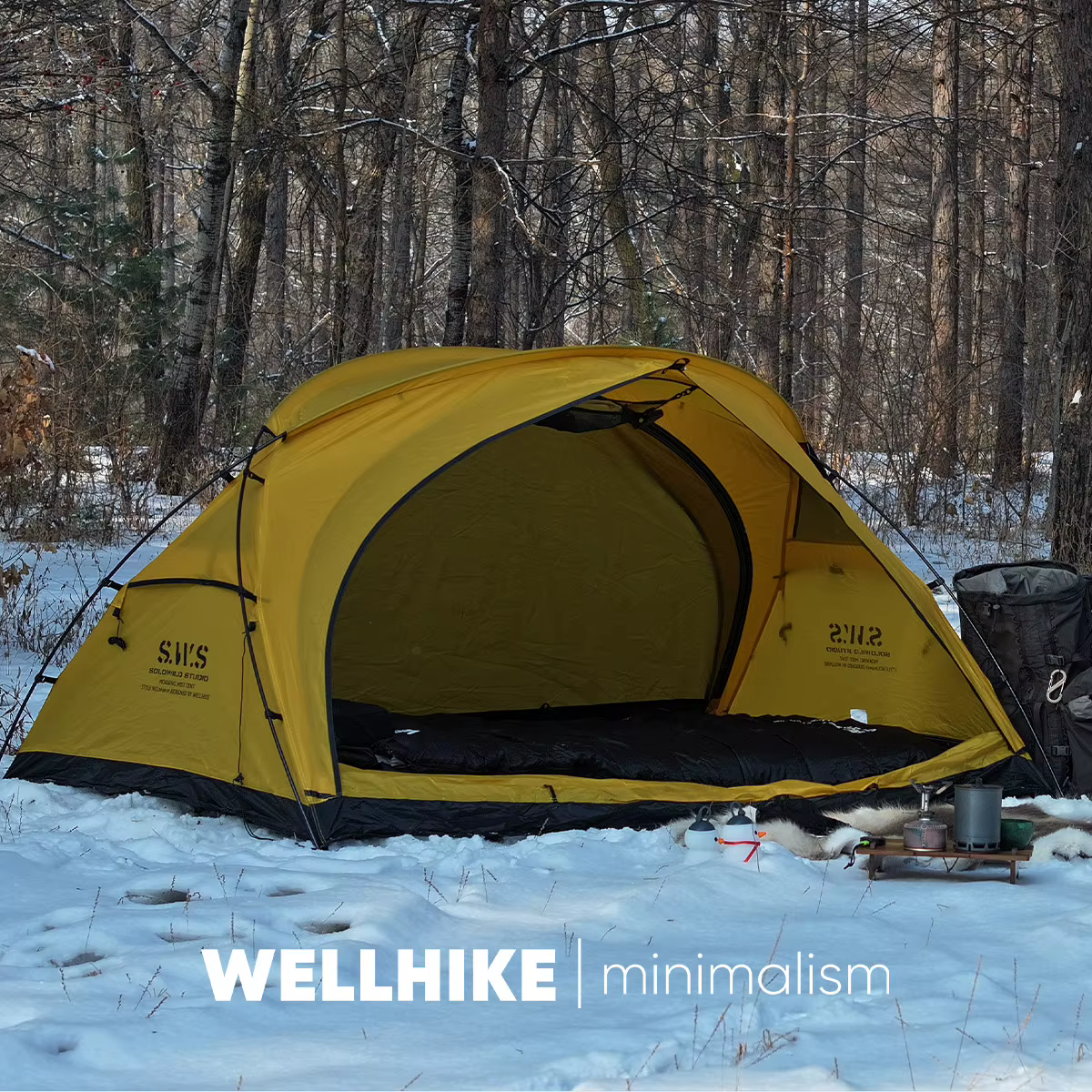 Tente portable de camping WELLHIKE MINIMAL pour une ou deux personnes