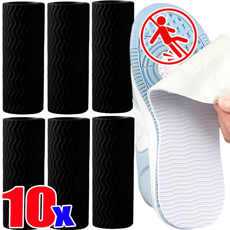 Semelles de chaussures anti-bruit, coussinets antidérapants auto-adhésifs pour chaussures de sport, protection de sol silencieuse et anti-rayures, ajustement universel