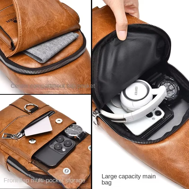 2024 Sac pour hommes chauds sacs de messager de mode grande capacité