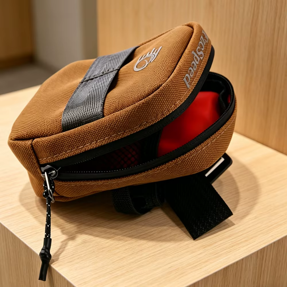 Mini sac de selle de vélo léger, petit sac de vélo de 0,35 l, sacs à main portables, sac arrière de cyclisme universel pour tous les vélos
