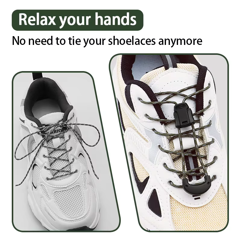 Lacets réfléchissants de sécurité pour baskets