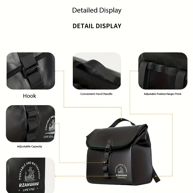 Sac de guidon de moto, vélo pliant
