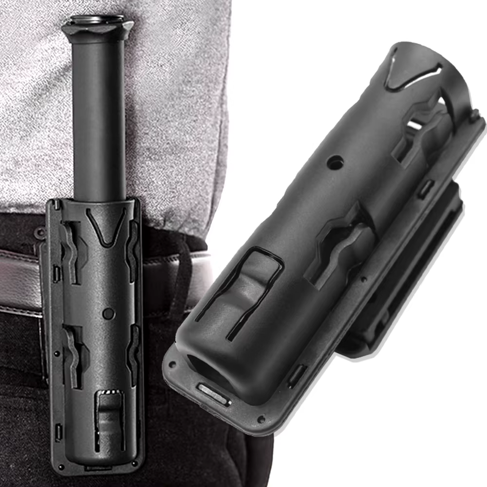 Porte-bâton, pochette télescopique rotative à 360 degrés