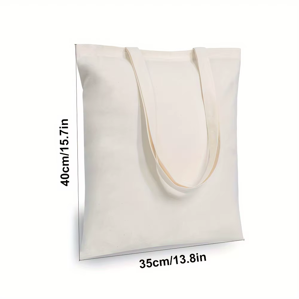 4 | 6 | 8 | Paquet de 12 sacs fourre-tout économiques en coton, sacs en tissu d'épicerie légers et moyens réutilisables, adaptés au bricolage et au publicité