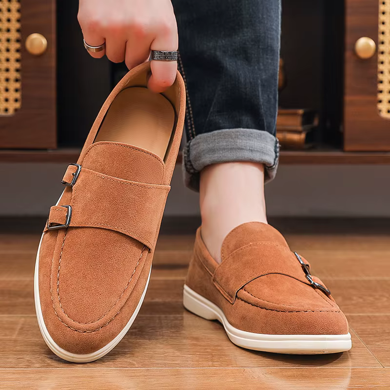 Mode hommes chaussures décontractées en daim cuir hommes classique Style britannique glands mocassins hommes en plein air conduite appartements