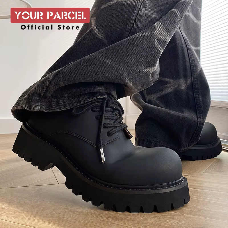 Chaussures en cuir mat pour hommes