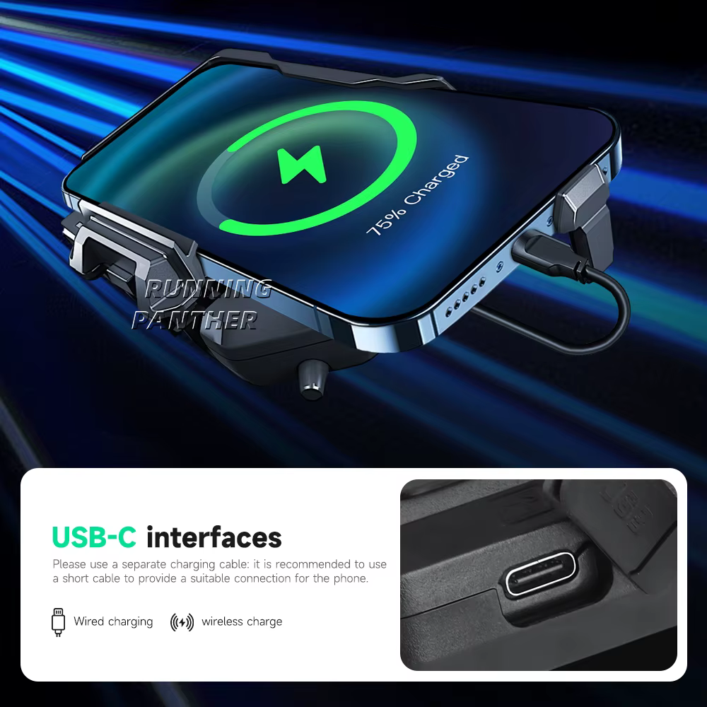 Support de téléphone pour moto BMW R1300GS RlingGS R 1300 GS, nouveaux accessoires, chargeur sans fil USB charge rapide
