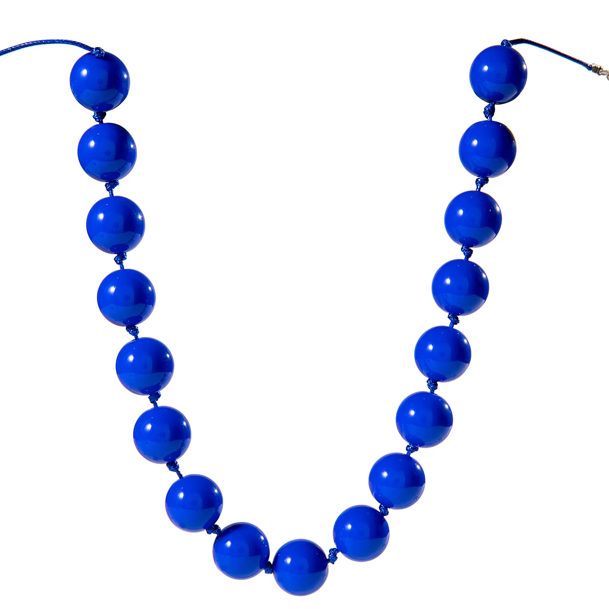 Collier de couleur bohème monocouche grandes perles personnalité exagérée collier de perles accessoire pour femmes collier de mode