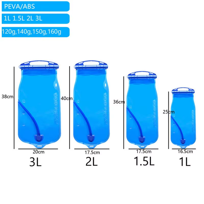 Sac d'hydratation 2 litres trois litres de sac d'eau bouteille pliable YYSD01