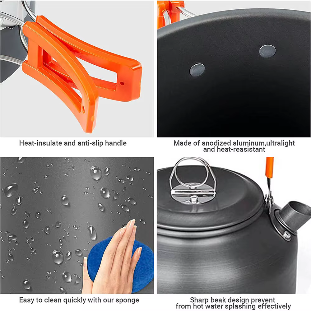 Kit d'ustensiles de cuisine de Camping