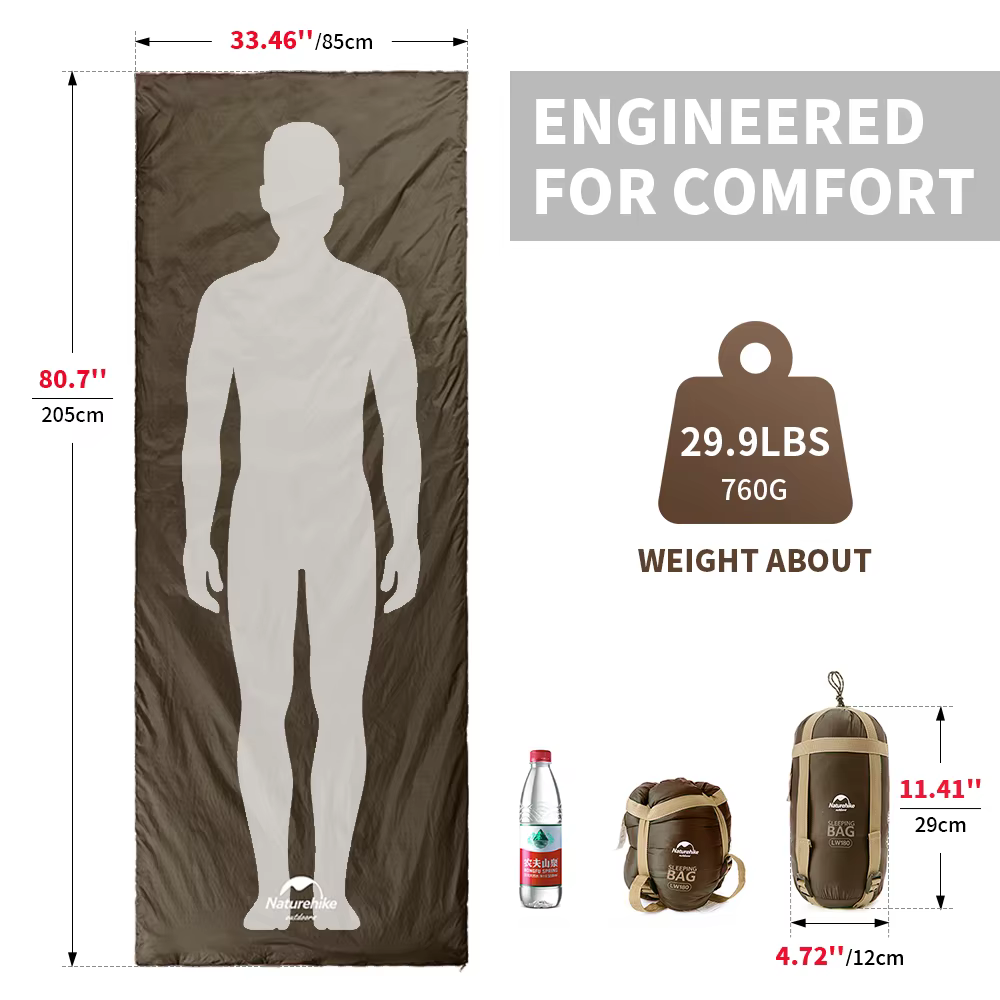 Sac de couchage Naturehike pour le camping