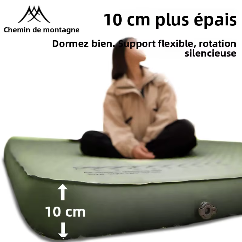 Matelas gonflable Mountainhiker édition améliorée 10 cm de hauteur