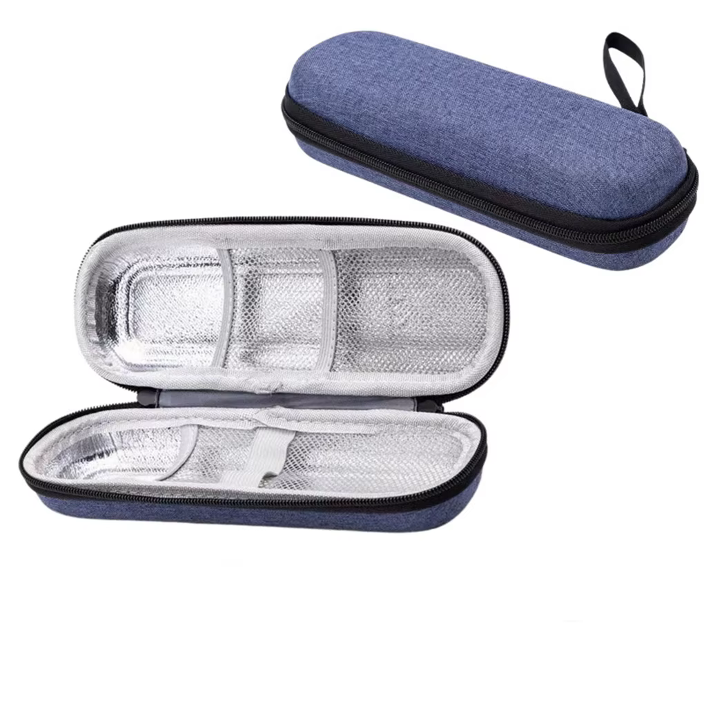 Sac de refroidissement à insuline Portable, étanche, poche pour diabétique, protecteur de pilule, sac de glace réfrigéré, gel des médicaments