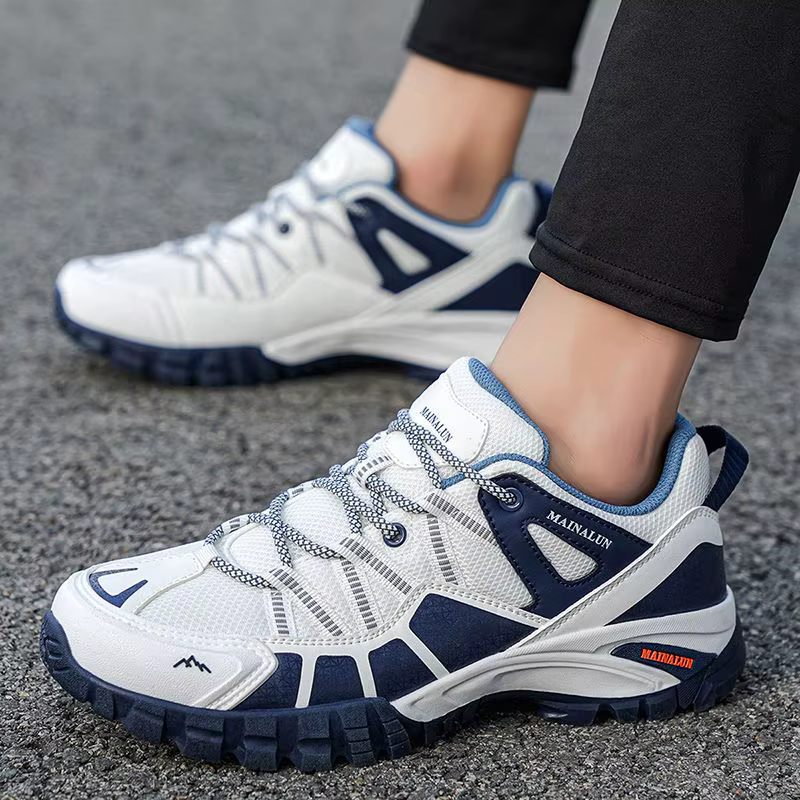 Chaussures d'escalade homme 2026 en promotion – Baskets de trekking respirantes à lacets