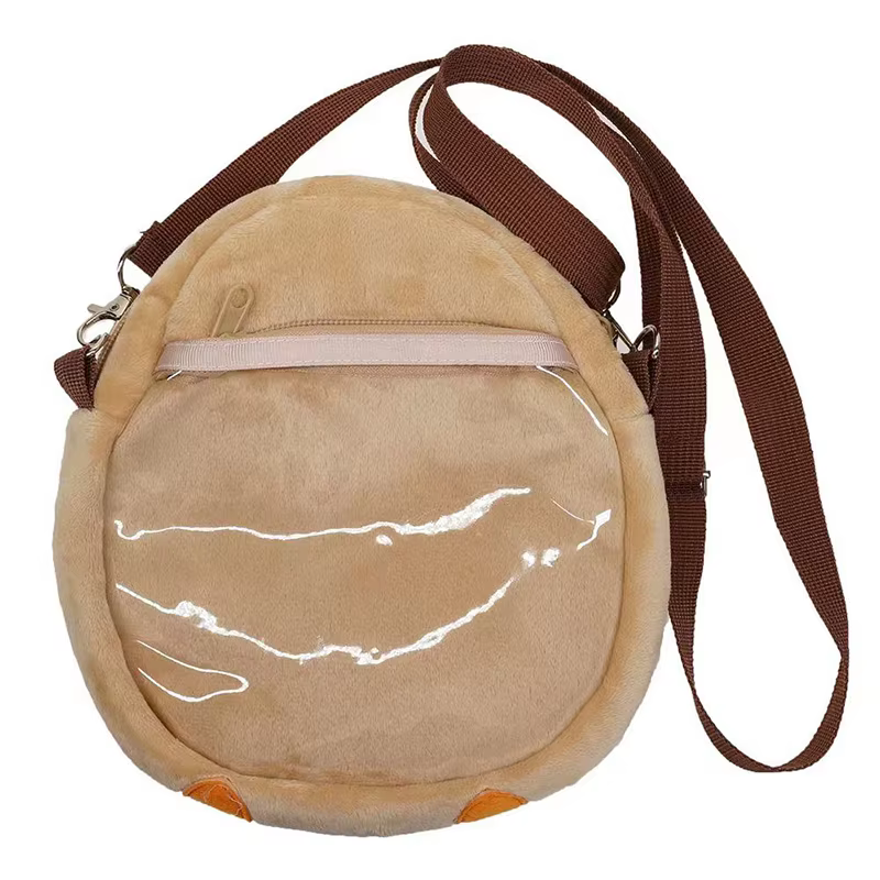 Sac à bandoulière en tissu mignon, sac de rangement avec cordon de serrage, jeu d'animation Pokemon, jouets périphériques, Rowlet Lucario, capacité de paquet de dessin animé