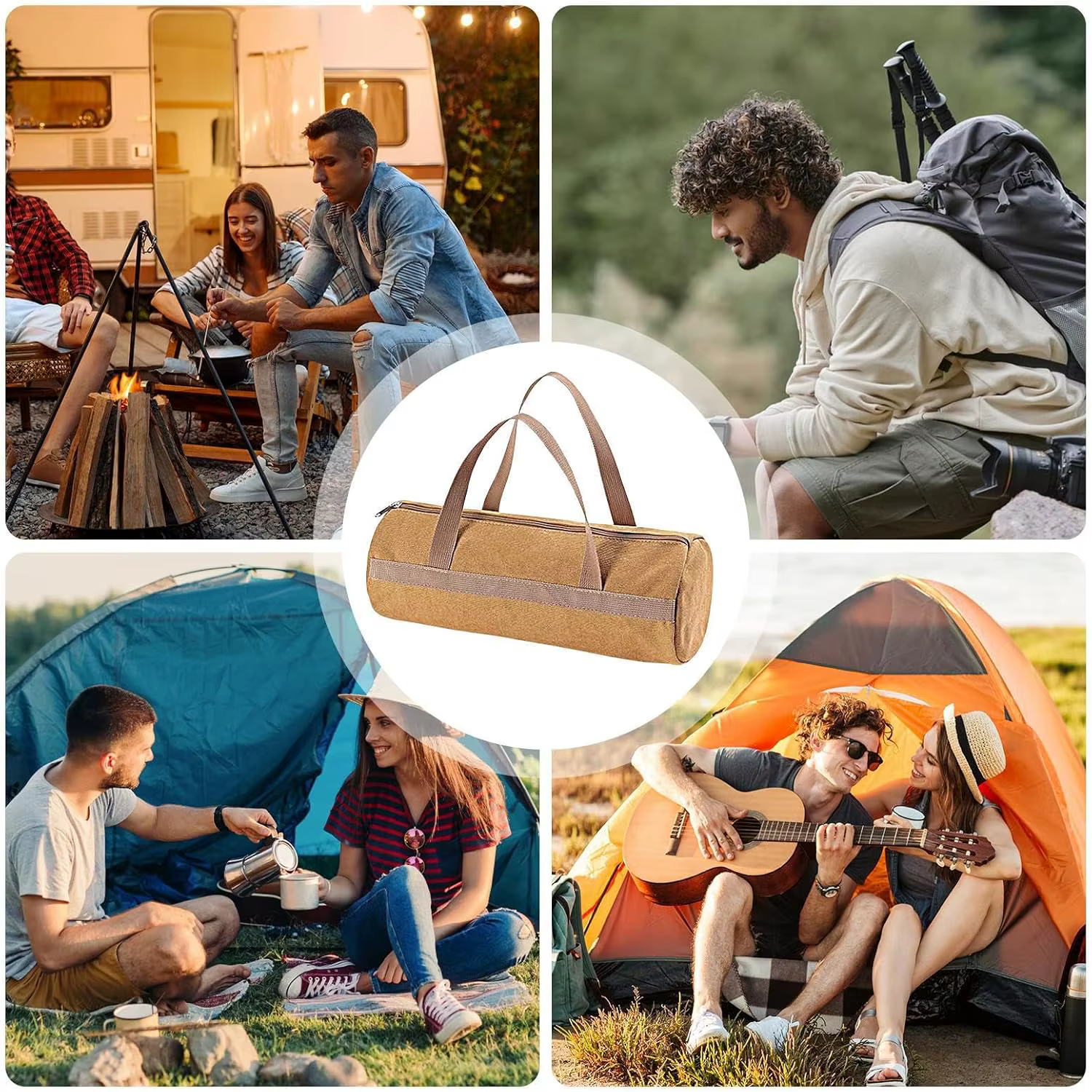 Sac de rangement pour piquets de tente